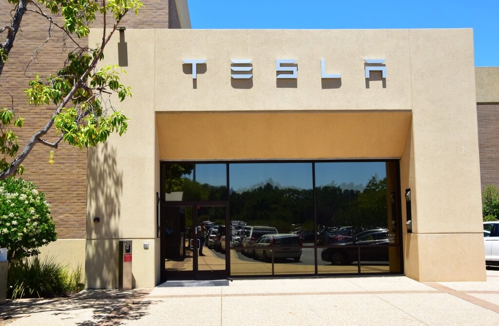 Tesla HQ Entrance