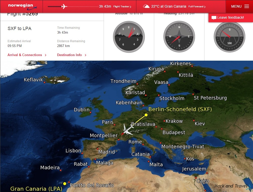 Flight Tracker Norwegian