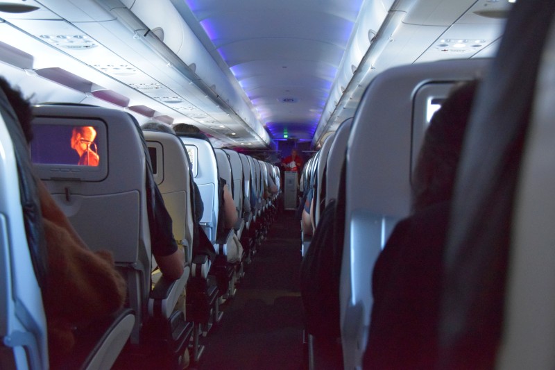 A320 Virgin America Interior