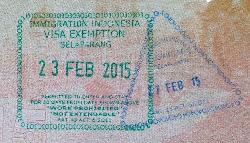 Visa immigration Indnesia